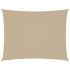 Pânză parasolar, bej, 5x7 m, țesătură oxford, dreptunghiular GartenMobel Dekor