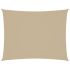 Pânză parasolar, bej, 5x7 m, țesătură oxford, dreptunghiular GartenMobel Dekor