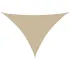 Parasolar, bej, 4x5x5 m, țesătură oxford, triunghiular GartenMobel Dekor