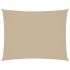Pânză parasolar, bej, 5x7 m, țesătură oxford, dreptunghiular GartenMobel Dekor