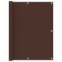 Paravan de balcon, maro, 75 x 400 cm, țesătură oxford GartenMobel Dekor