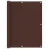 Paravan de balcon, maro, 90x800 cm, 100% poliester oxford GartenMobel Dekor