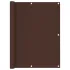 Paravan de balcon, maro, 90x800 cm, 100% poliester oxford GartenMobel Dekor