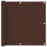 Paravan de balcon, maro, 90x800 cm, 100% poliester oxford GartenMobel Dekor