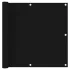 Paravan de balcon, negru, 120x400 cm, țesătură oxford GartenMobel Dekor