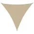 Parasolar, bej, 4x5x5 m, țesătură oxford, triunghiular GartenMobel Dekor