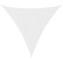 Pânză parasolar, alb, 4x4x4 m, țesătură oxford, triunghiular GartenMobel Dekor