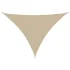 Parasolar, bej, 4x5x5 m, țesătură oxford, triunghiular GartenMobel Dekor