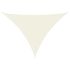 Pânză parasolar, crem, 4x4x4 m, țesătură oxford, triunghiular GartenMobel Dekor