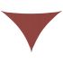 Parasolar, cărămiziu, 4x4x4 m, țesătură oxford, triunghiular GartenMobel Dekor
