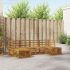 Seturi de canapele 6 pcs Natural și Bej Lemn Solid de Acacia GartenMobel Dekor