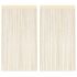 Draperii cu franjuri, 2 buc., 100 x 250 cm, crem GartenMobel Dekor