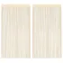 Draperii cu franjuri, 2 buc., 100 x 250 cm, crem GartenMobel Dekor