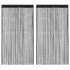 Draperii cu franjuri, 2 buc., 100 x 250 cm, negru GartenMobel Dekor