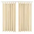 Draperii micro-satin cu bride, 2 buc, 140 x 225 cm, gri GartenMobel Dekor