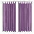 Draperii micro-satin cu bride, 2 buc, 140 x 245 cm, violet GartenMobel Dekor