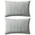 Perne de exterior, 2 buc., gri, 60 x 40 cm, imprimeu dungi GartenMobel Dekor