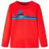 Tricou de copii cu mâneci lungi sălbatice roșu 116 GartenMobel Dekor