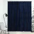 Draperie opacă, negru, 290 x 245 cm, catifea, cu cârlige GartenMobel Dekor
