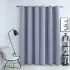 Draperie opacă cu inele metalice, gri taupe, 290 x 245 cm GartenMobel Dekor