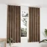Draperii opace cu cârlige, 2 buc., negru, 140x175 cm, catifea GartenMobel Dekor
