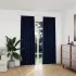 Draperii opace, 2 buc., bej, 140x225 cm, catifea, cu cârlige GartenMobel Dekor