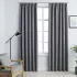 Draperii opace cu cârlige, 2 buc., gri, 140 x 225 cm GartenMobel Dekor