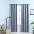 Draperii opace cu inele metalice, 2 buc., bej, 140 x 175 cm GartenMobel Dekor
