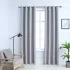 Draperii opace cu inele metalice, 2 buc, ruginiu, 140x245 cm GartenMobel Dekor
