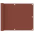 Paravan de balcon, cărămiziu, 120 x 400 cm, țesătură oxford GartenMobel Dekor