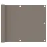 Paravan de balcon, gri taupe, 90x800 cm, 100% poliester oxford GartenMobel Dekor