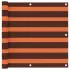 Paravan de balcon portocaliu și maro 90x300 cm țesătură oxford GartenMobel Dekor