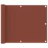 Paravan de balcon, cărămiziu, 120 x 400 cm, țesătură oxford GartenMobel Dekor
