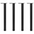 Picioare de masă reglabile pe înălțime, 870 mm, negru, 4 buc. GartenMobel Dekor