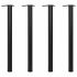 Picioare de masă reglabile pe înălțime, 870 mm, negru, 4 buc. GartenMobel Dekor