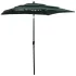Umbrelă grădină 3 niveluri, stâlp aluminiu, roșu bordo, 2x2 m GartenMobel Dekor