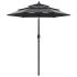Umbrelă de grădină cu 3 niveluri, stâlp aluminiu, nisipiu, 2 m GartenMobel Dekor