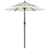 Umbrelă de grădină cu 3 niveluri, stâlp aluminiu, verde, 2,5 m GartenMobel Dekor