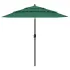 Umbrelă de grădină cu 3 niveluri, stâlp aluminiu, verde, 2,5 m GartenMobel Dekor