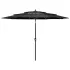 Umbrelă de grădină 3 niveluri, stâlp aluminiu, antracit, 2 m GartenMobel Dekor
