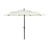 Umbrelă de grădină cu 3 niveluri, stâlp aluminiu, nisipiu, 2 m GartenMobel Dekor
