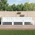 Perne de paleți, 7 buc., model cu frunze, material textil GartenMobel Dekor