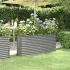 Strat înălțat grădină gri 332x40x68cm oțel galvanizat GartenMobel Dekor