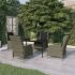 Set de mobilier pentru grădină, 5 piese, gri deschis GartenMobel Dekor