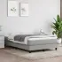 Cadru de pat fără saltea gri închis 120x190 cm țesătură GartenMobel Dekor