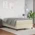 Cadru de pat cu arcuri, crem, 120x200 cm, piele ecologică GartenMobel Dekor