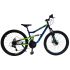 Bicicleta Full suspension DHS Flash - 26 Inch, Albastru-Verde Ultimate FactoryBikes