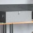 Ladă de aluminiu, negru, 80 x 30 x 35 cm  GartenMobel Dekor