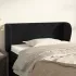 Tăblie de pat cu aripioare gri închis 83x23x78/88 cm catifea GartenMobel Dekor