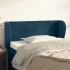 Tăblie de pat cu aripioare gri închis 83x23x78/88 cm catifea GartenMobel Dekor